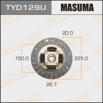 MASUMA TYD129U - Debriyaj diski furqanavto.az