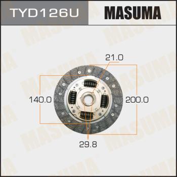 MASUMA TYD126U - Debriyaj diski furqanavto.az