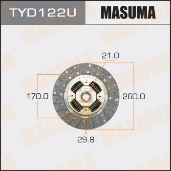 MASUMA TYD122U - Debriyaj diski furqanavto.az