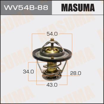 MASUMA WV54B-88 - Termostat, soyuducu furqanavto.az