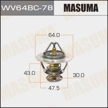 MASUMA WV64BC78 - Termostat, soyuducu furqanavto.az