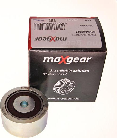 Maxgear 54-0098 - Yönləndirmə / Bələdçi Kasnağı, v-yivli kəmər furqanavto.az