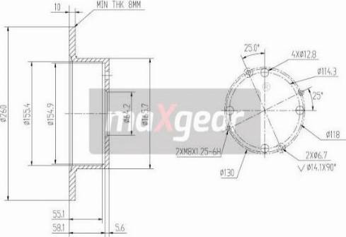 Maxgear 19-0920MAX - Əyləc Diski furqanavto.az