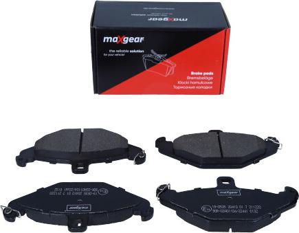 Maxgear 19-0535 - Əyləc altlığı dəsti, əyləc diski furqanavto.az