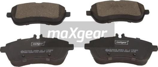 Maxgear 19-0615 - Əyləc altlığı dəsti, əyləc diski furqanavto.az