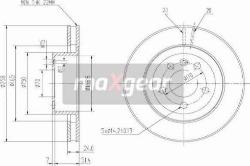 Maxgear 19-0740 - Əyləc Diski furqanavto.az