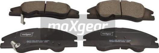 Maxgear 19-1435 - Əyləc altlığı dəsti, əyləc diski furqanavto.az