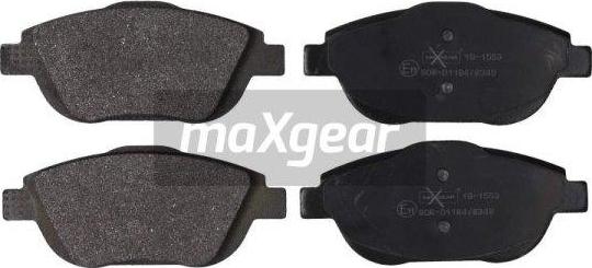 Maxgear 19-1553 - Əyləc altlığı dəsti, əyləc diski furqanavto.az