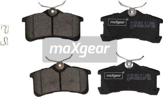 Maxgear 19-1158 - Əyləc altlığı dəsti, əyləc diski furqanavto.az