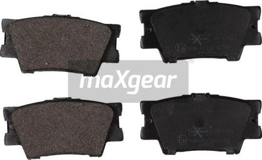 Maxgear 19-1161 - Əyləc altlığı dəsti, əyləc diski furqanavto.az