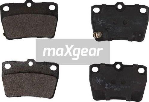 Maxgear 19-1162 - Əyləc altlığı dəsti, əyləc diski furqanavto.az