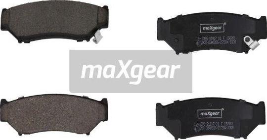 Maxgear 19-1376 - Əyləc altlığı dəsti, əyləc diski furqanavto.az