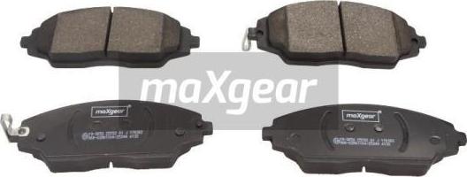 Maxgear 19-3053 - Əyləc altlığı dəsti, əyləc diski www.furqanavto.az