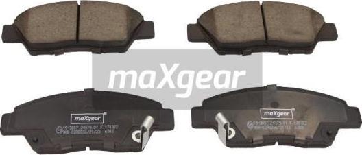 Maxgear 19-3007 - Əyləc altlığı dəsti, əyləc diski furqanavto.az