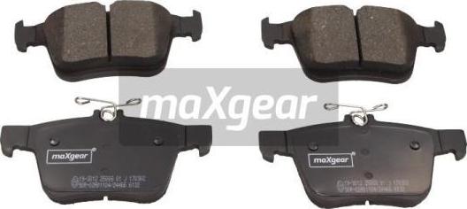 Maxgear 19-3012 - Əyləc altlığı dəsti, əyləc diski furqanavto.az