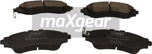 Maxgear 19-3398 - Əyləc altlığı dəsti, əyləc diski www.furqanavto.az