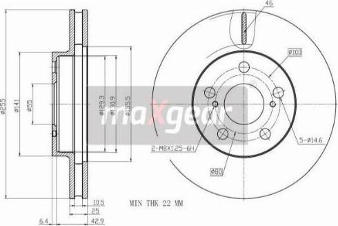 Maxgear 19-3340 - Əyləc Diski furqanavto.az