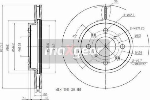 Maxgear 19-3200 - Əyləc Diski furqanavto.az