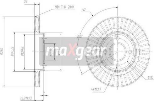 Maxgear 19-3218 - Əyləc Diski furqanavto.az