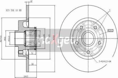 Maxgear 19-3230 - Əyləc Diski furqanavto.az