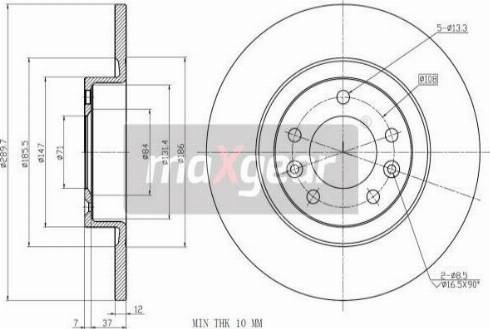 Maxgear 19-3220 - Əyləc Diski furqanavto.az