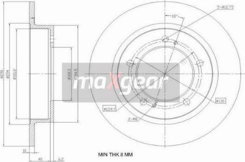 Maxgear 19-3227 - Əyləc Diski furqanavto.az