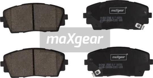 Maxgear 19-2924 - Əyləc altlığı dəsti, əyləc diski furqanavto.az