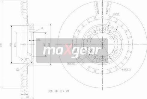 Maxgear 19-2446 - Əyləc Diski furqanavto.az