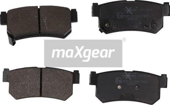 Maxgear 19-2144 - Əyləc altlığı dəsti, əyləc diski furqanavto.az