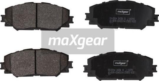 Maxgear 19-2894 - Əyləc altlığı dəsti, əyləc diski furqanavto.az