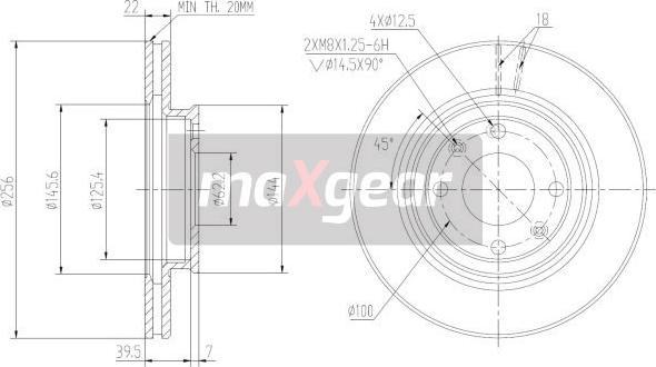 Maxgear 19-2376MAX - Əyləc Diski furqanavto.az