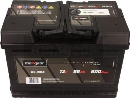 Maxgear 85-0014 - Başlanğıc batareyası furqanavto.az