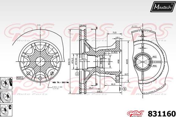 Maxtech 72952015 - Piston, əyləc kaliperi furqanavto.az