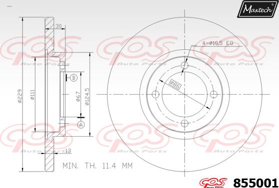 Maxtech 6263502 - Əyləc kaliperi furqanavto.az