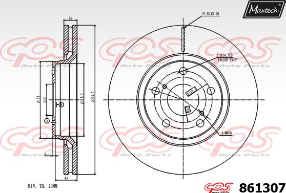 Maxtech 6273505 - Əyləc kaliperi furqanavto.az