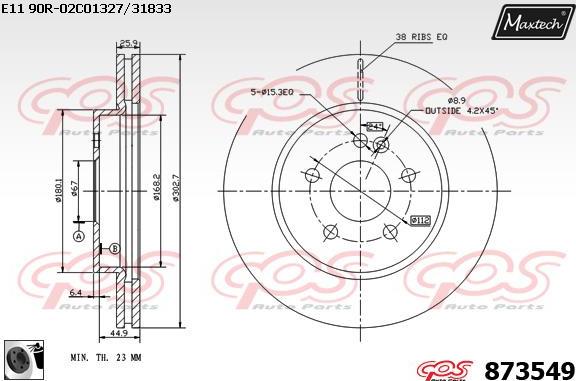 Maxtech 6272500 - Əyləc kaliperi furqanavto.az