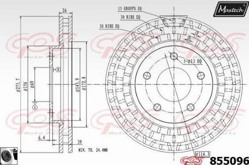 Maxtech 855096.0060 - Əyləc Diski furqanavto.az