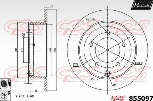 Maxtech 855097.6060 - Əyləc Diski furqanavto.az