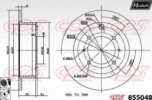 Maxtech 855048.6060 - Əyləc Diski furqanavto.az