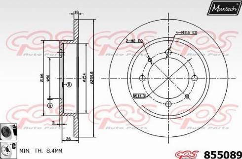 Maxtech 855089.6060 - Əyləc Diski furqanavto.az