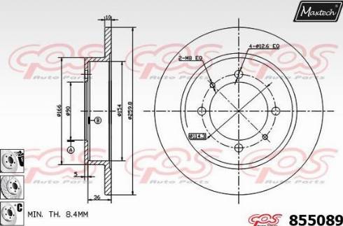 Maxtech 855089.6880 - Əyləc Diski furqanavto.az