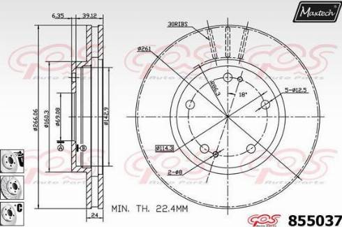 Maxtech 855037.6880 - Əyləc Diski furqanavto.az