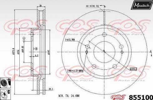 Maxtech 855100.6060 - Əyləc Diski furqanavto.az