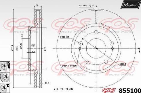 Maxtech 855100.6880 - Əyləc Diski furqanavto.az