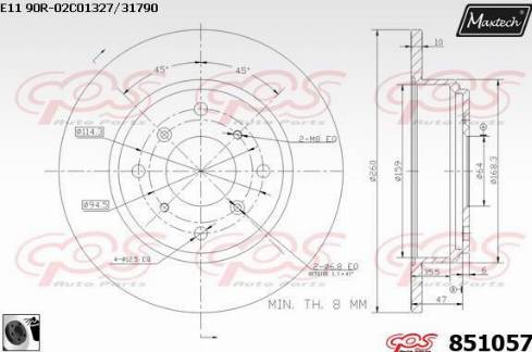 Quinton Hazell BDC4828 - Əyləc Diski furqanavto.az