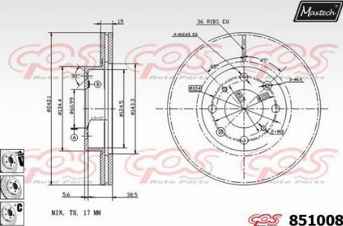 Maxtech 851008.6880 - Əyləc Diski furqanavto.az