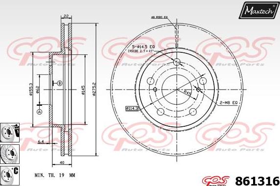 Maxtech 851137 - Əyləc Diski furqanavto.az