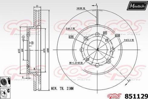 Maxtech 851129.6060 - Əyləc Diski furqanavto.az