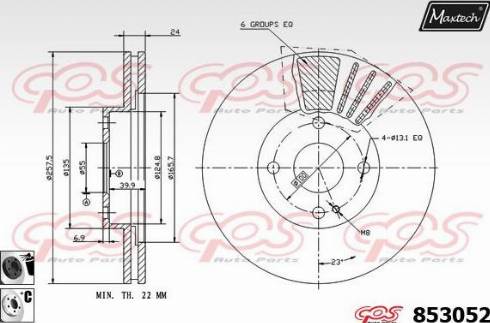 Maxtech 853052.6060 - Əyləc Diski furqanavto.az