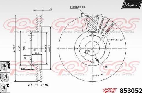 Maxtech 853052.6980 - Əyləc Diski furqanavto.az